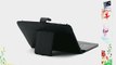 SUPERNIGHT Universal 9-10 Inch Tablet Portfolio Leather Case Cover W/ Detachable Bluetooth
