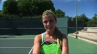 Ellery Bohrmann college tennis team recruit video
