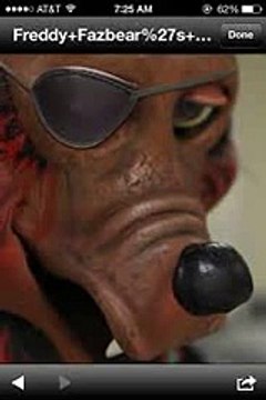 If you want pics of the FNAF animatronics in real life, I found Foxy