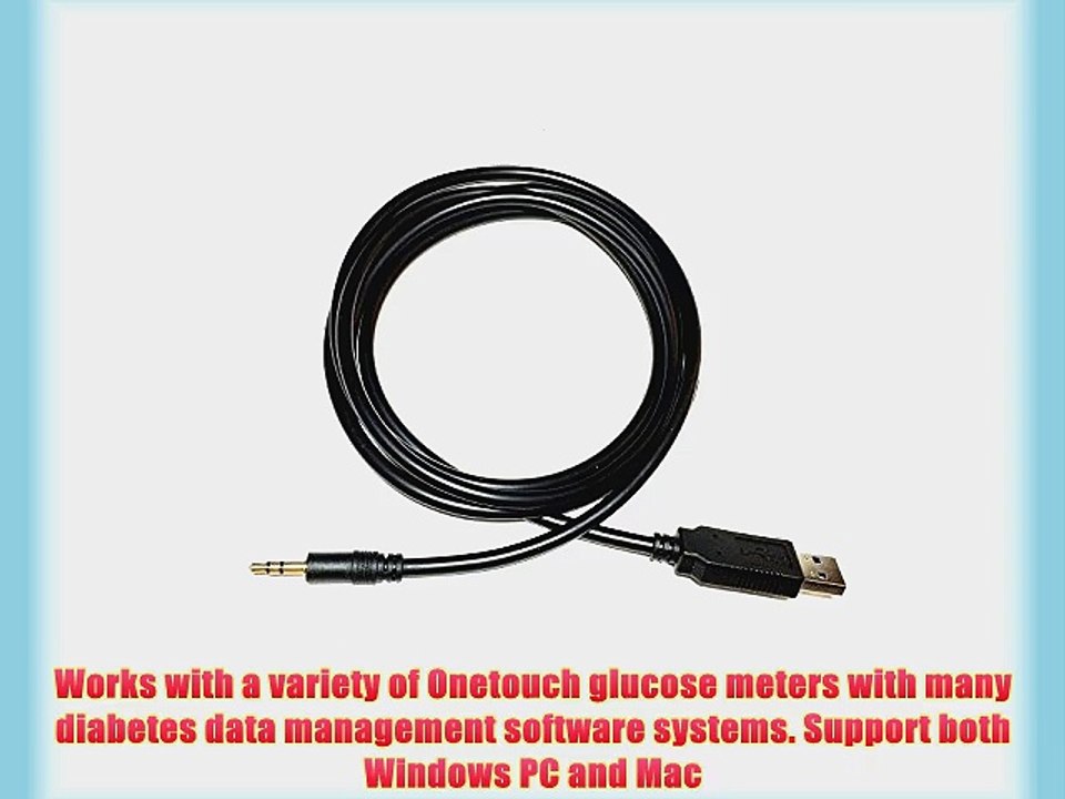 EZsync USB Download Data Cable for Lifescan Onetouch UltraMini Ultra2 ...