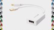 Cable Matters? Gold Plated HDMI to DisplayPort Converter in White