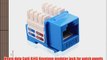 Cable Matters? 50-Pack Cat6 RJ45 Keystone Jack in Blue and Keystone Punch-Down Stand