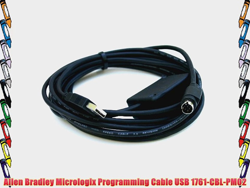 Allen Bradley Micrologix Programming Cable USB 1761-CBL-PM02