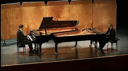 piano duo antithesis (Petros Moschos, Dimitris Karydis) playing Lecuona Malaguena
