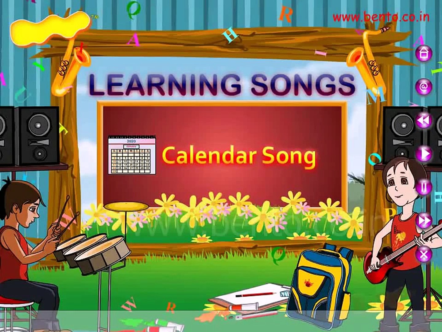 The Calendar Song ◕ Kids + Children Learn English Songs