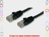 Lynn Electronics CAT6-10-BKB 10-Feet Booted Patch Cable Black 5-Pack