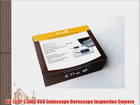 CrazyFire? HD 720P 2.0 Mega Pixels USB Endoscope Borescope Inspection Snake Camera