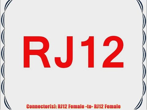 iMBAPrice? RJ12 / RJ11 6P6C Straight Telephone Inline Coupler (25 Pack)