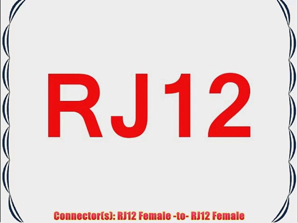 iMBAPrice? RJ12 / RJ11 6P6C Straight Telephone Inline Coupler (25 Pack)