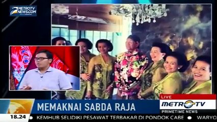 Berita 9 Mei 2015 - VIDEO Polemik TAHTA Dan SABDA Sultan Jogja - Bunyi Asli Sabda Raja Yogyakarta