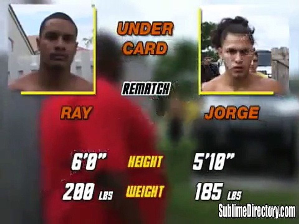 Ray vs Jorge Rematch