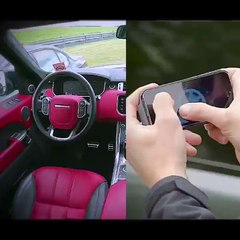 The REMOTE CONTROL ... Bravo! RANGE ROVER! What the next step of evolution for car