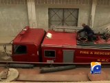 Fire at Shoe Warehouse in Shershah - Geo Reports - 24 Jun 2015
