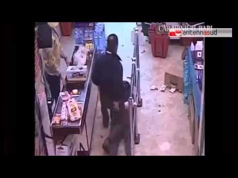 TG 28.04.15 Modugno, rapinano il supermercato ma all'uscita trovano i carabinieri