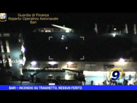 BARI | Incendio su traghetto, nessun ferito