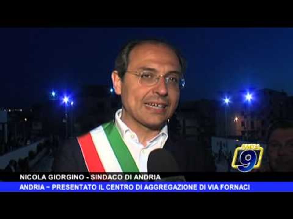 ANDRIA | Presentato il centro di aggregazione di via Fornaci