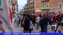 REGIONALI | Emiliano, la sagra del programma