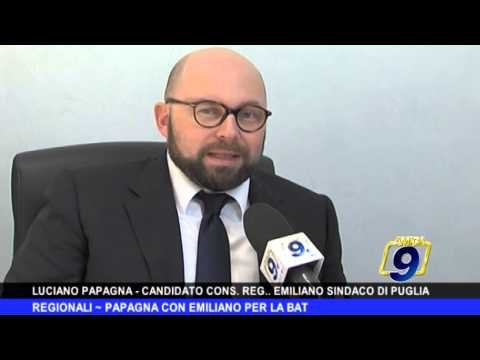 REGIONALI | Papagna con Emiliano per la Bat