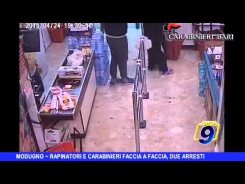 MODUGNO | Rapinatori e carabinieri faccia a faccia, due arresti