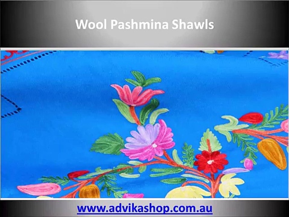 Wool Pashmina Shawls