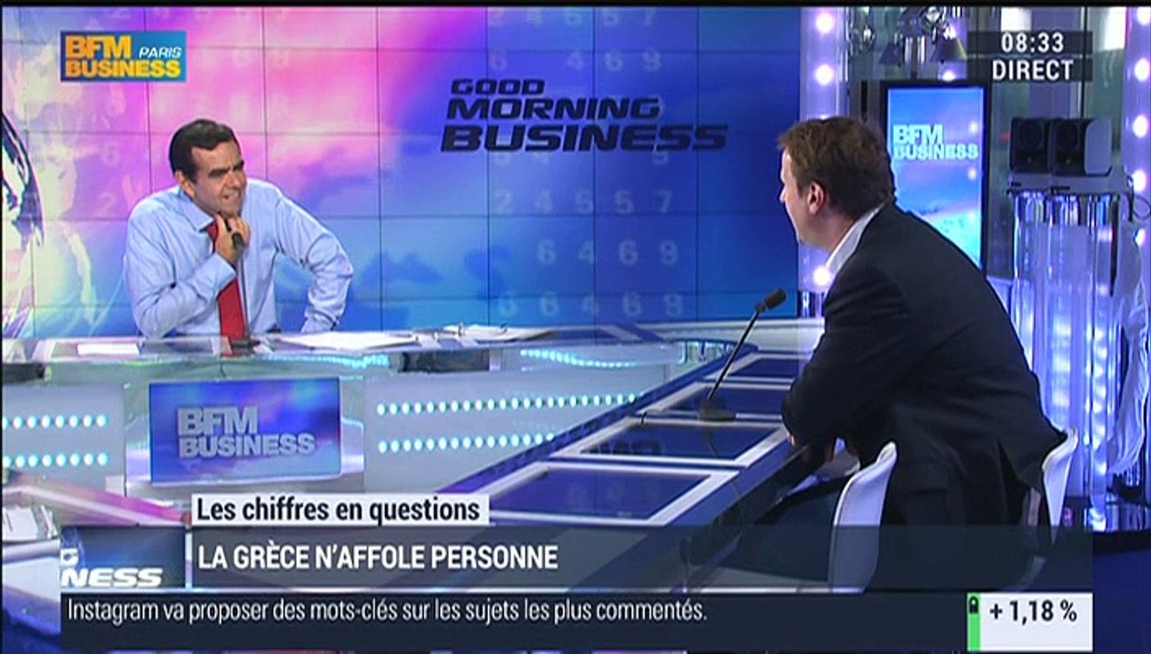 Jean-Charles Simon: "Dans l'économie réelle, on ne voit aucune trace de tension liée à la crise grecque" - 24/06