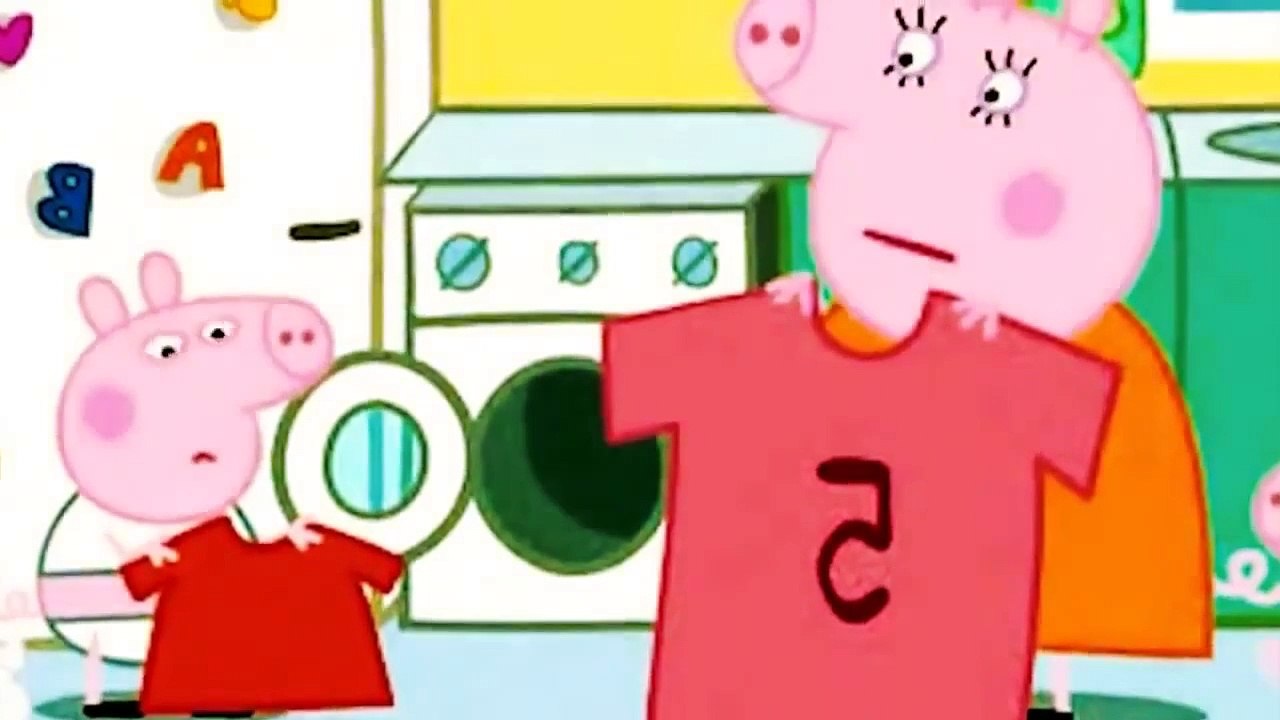 Peppa Pig en Francais - La lessive - 2015