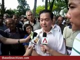Media interview Mr Tan Kin Lian on minibond issue at Speakers' Corner