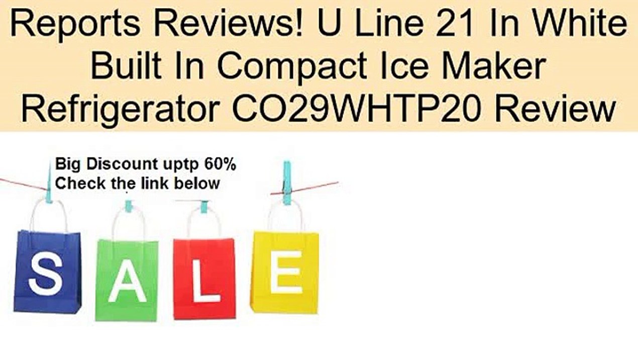 U Line 21 In White Built In Compact Ice Maker Refrigerator CO29WHTP20 Review