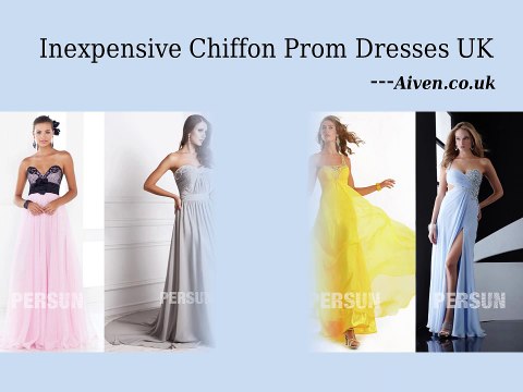 Affordable Chiffon Prom Dresses at Aiven.co.uk