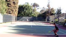 Crazy Underhand Tennis Serves.