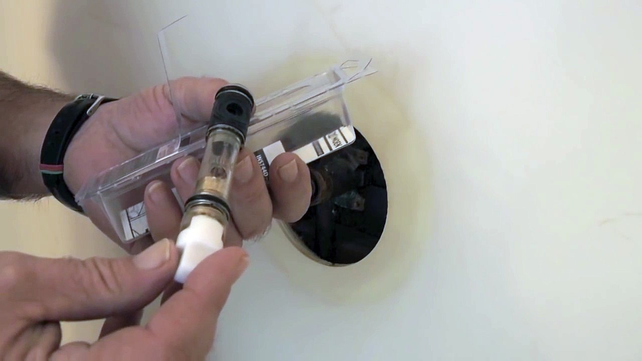 How to remove and replace a Moen shower cartridge