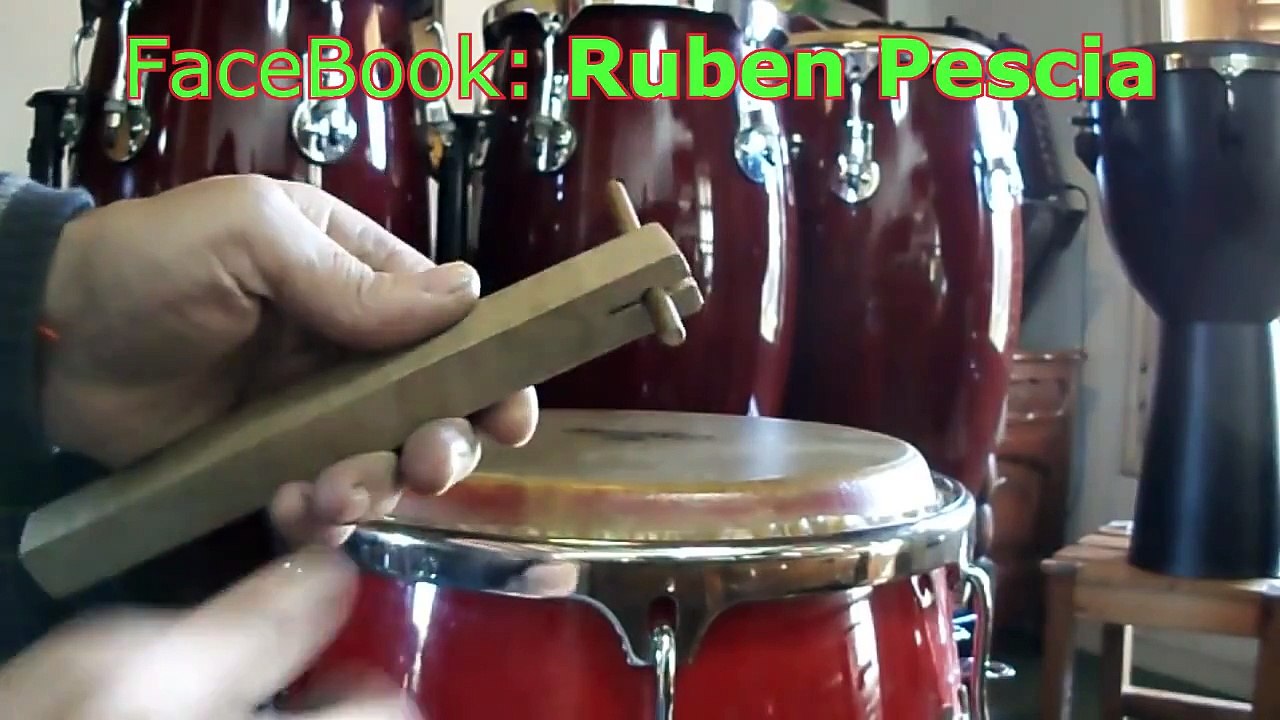 Como hacer un afinador de Congas y Bongó - Hazlo tu Mismo (Home made bongoe tuner)