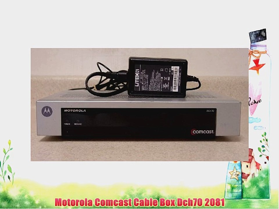 Motorola Comcast Cable Box Dch70 2081
