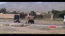 War Afghanistan 2015 Taliban ambush sends Afghan National Army MRAP flying HD