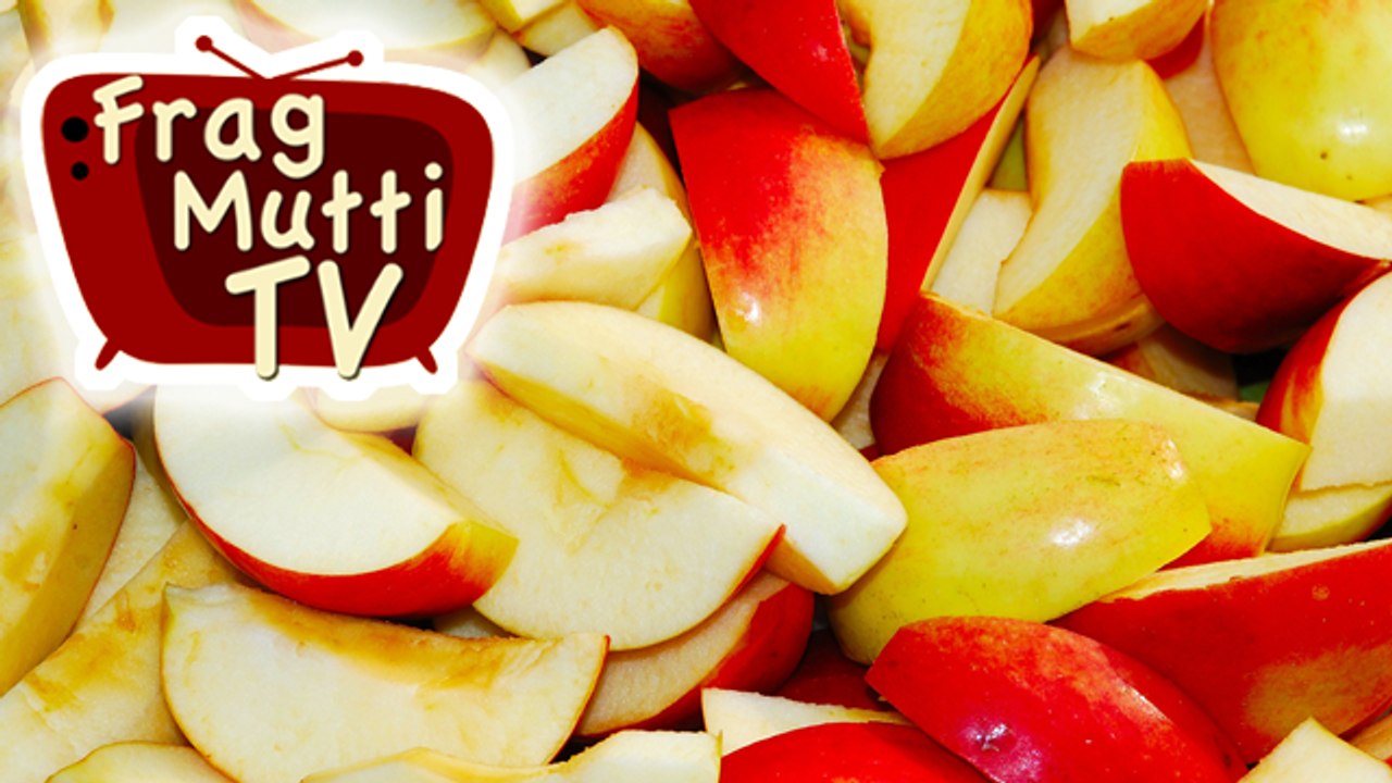 Apfelschnitze frisch halten - Frag Mutti TV