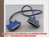 3ft DB25 Male Female MF Parallel Data Cable for Iomega External ZIP Drive
