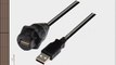 L-com WPUSB Series Waterproof USB Type A Extension Cable Assembly (1 Meter)