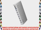 dodocool 7-port Usb 3.0 Hub Superspeed 5gbps External Ac Adapter Drive Free Support Windows