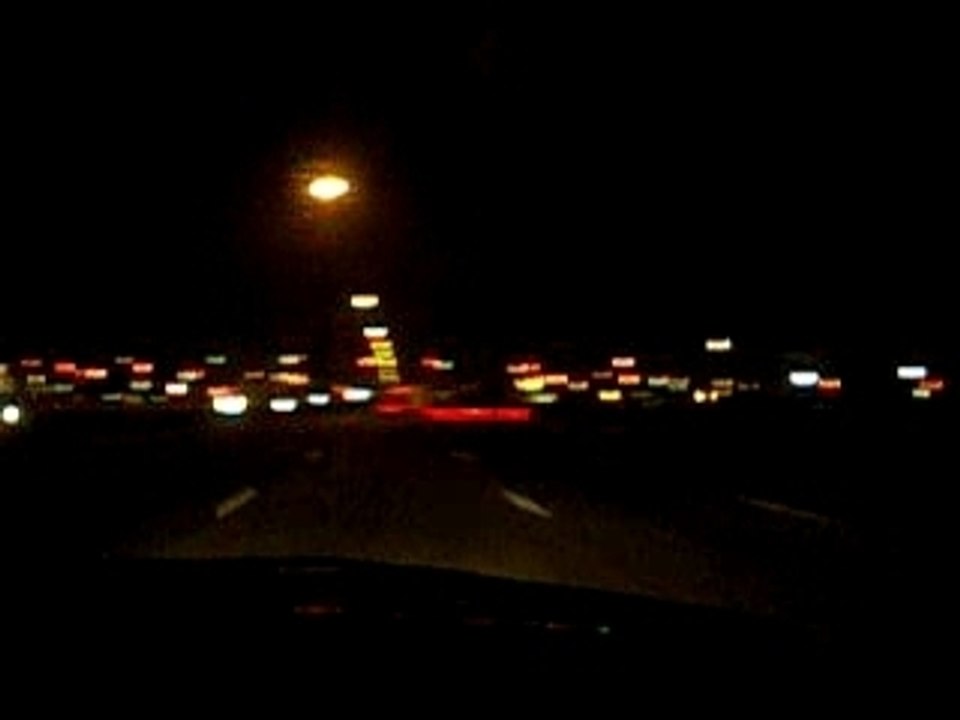 Toronto Highway At Night