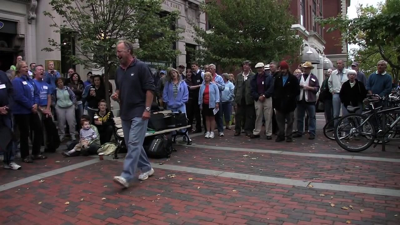 Beautiful Sea Shanty Performed In Public - Roll the Old Chariot