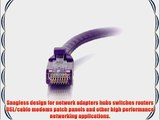 C2G / Cables to Go 27809 Cat6 Snagless Unshielded (UTP) Network Patch Cable Purple (150 Feet/45.72