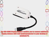 NewNow SuperSpeed USB 3.0/2.0 to HDMI Display Adapter USB to HDMI TV PC to HDMI TV for Windows