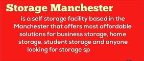 Storage Manchester - Self Storage Units & Storage Pods