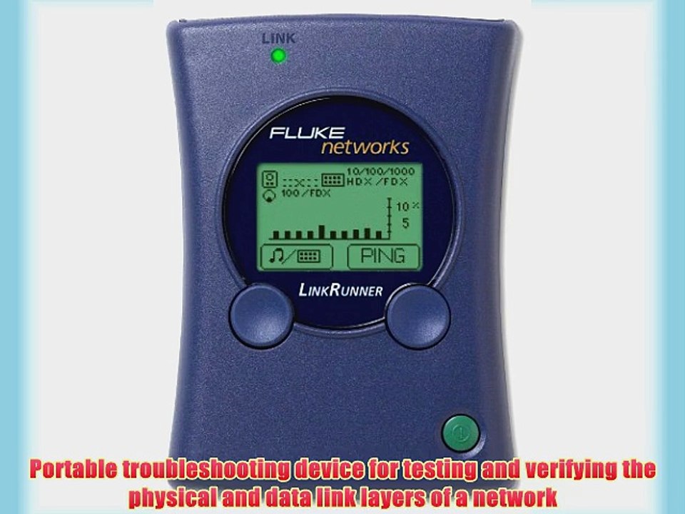 Fluke Networks LinkRunner Network Multimeter 100Mbps Network Link Testing Device