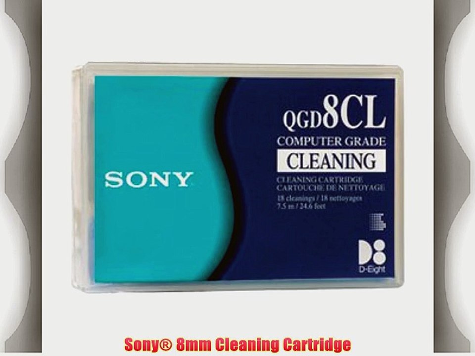 Sony? 8mm Cleaning Cartridge