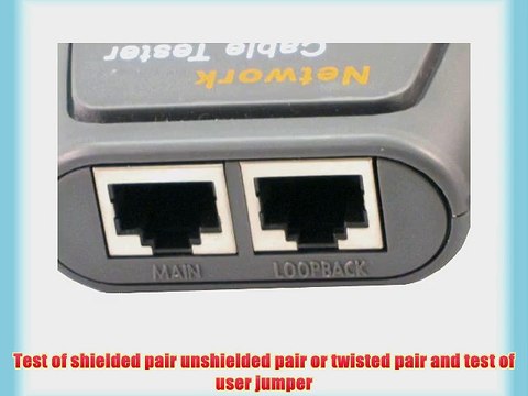 Cable Tester LED - Ethernet Network LAN UTP/FTP/BNC RJ45