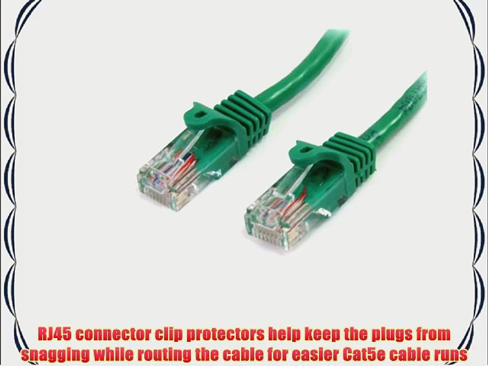 StarTech.com Green Snagless RJ45 UTP Cat 5e Patch Cable - 50 Feet (45PATCH50GN)