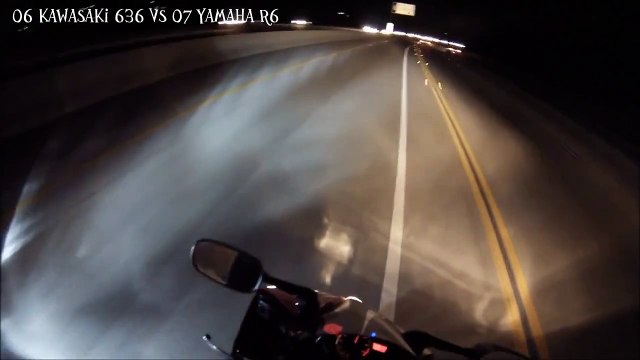 07 YAMAHA R6 VS 06 KAWASAKI 636