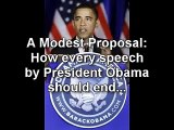 Proposed ending for each Obama speech