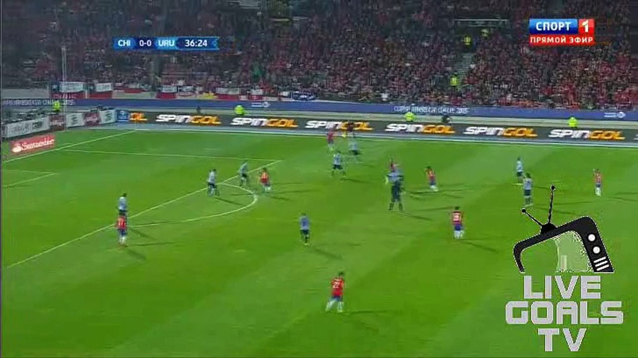 Arturo Vidal fantastic Shot | Chile 0-0 Uruguay